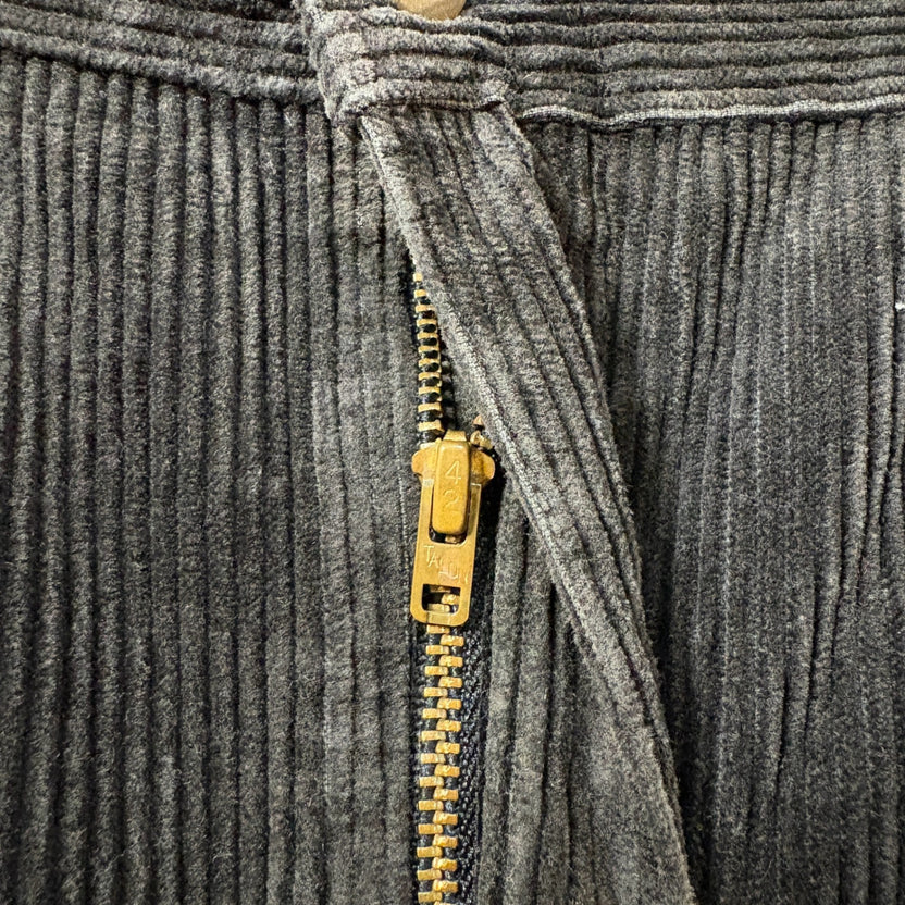 1980s Polo Ralph Lauren Made in USA Black Corduroy Pants 42 TALON