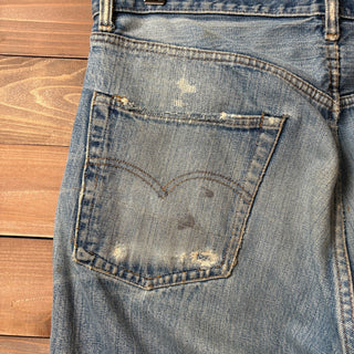 1970s Levi's 501 "66 Single" Damaged Denim Pant