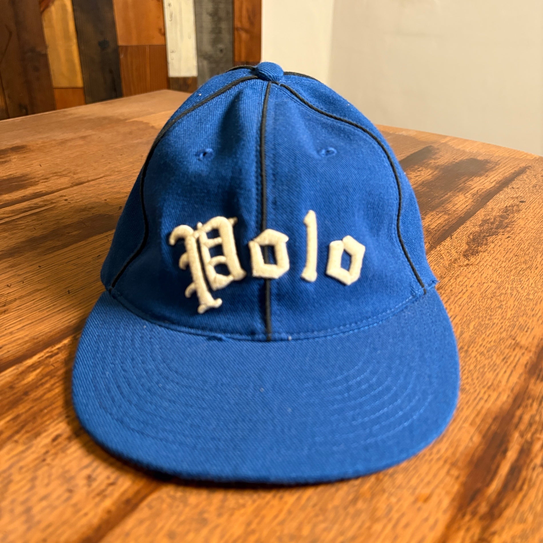 1990s Polo Ralph Lauren "OLD ENGLISH" Baseball Cap