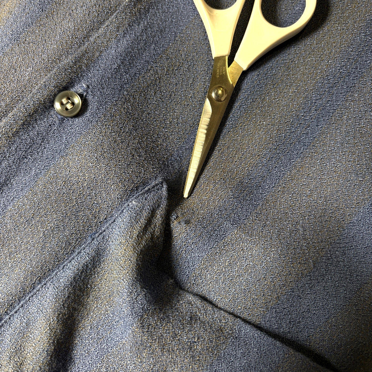 1960s ARROW "Stripe" Rayon Open Collar Shirt