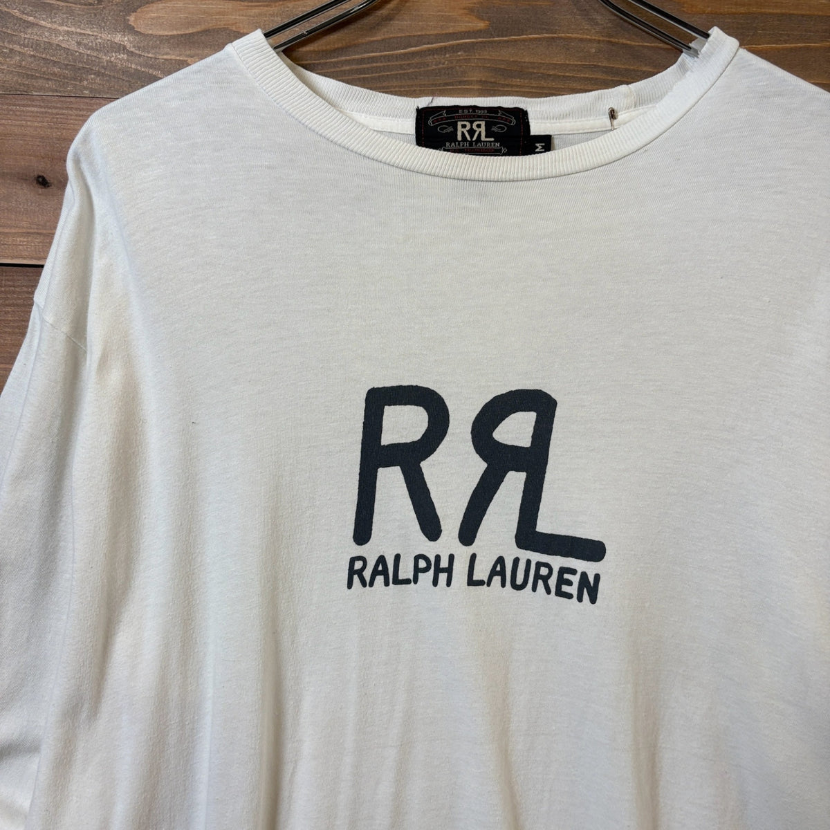 1990s RRL "Logo" L/S T-Shirt
