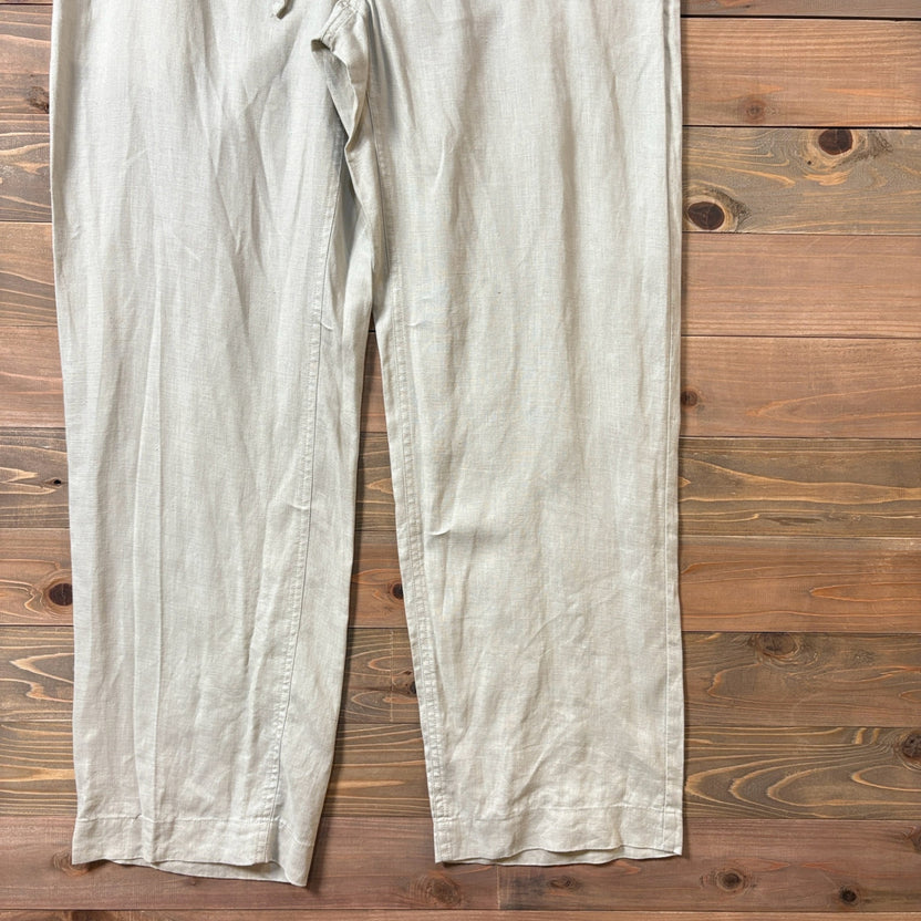 2000s Perry Ellis "LINEN" Easy Pant