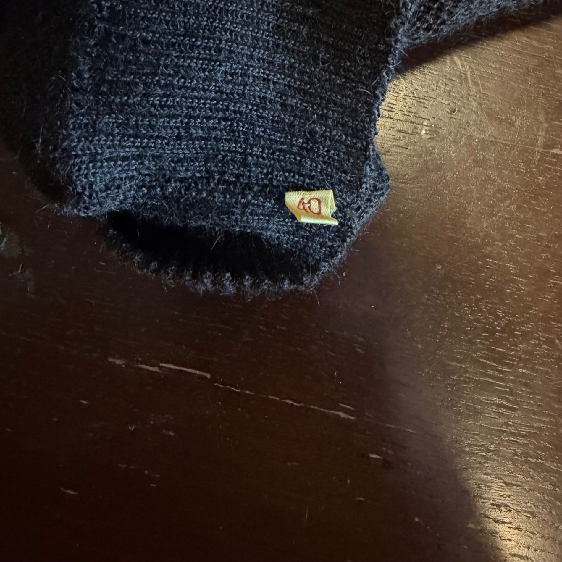 1960s LEMMERMAYER "BLACK" Alpaca Cardigan