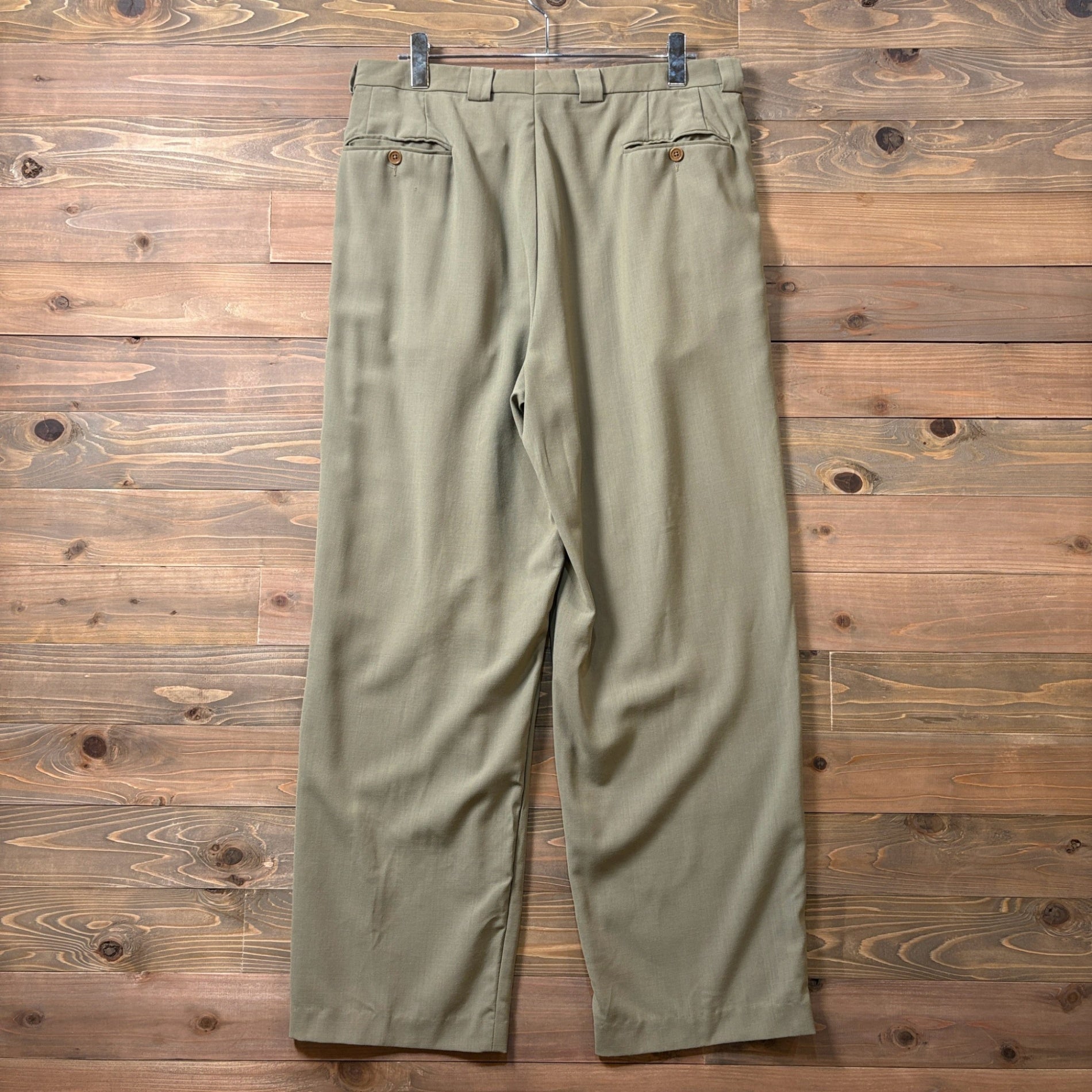 1990s Giorgio Armani "Tuck" Wool Trousers