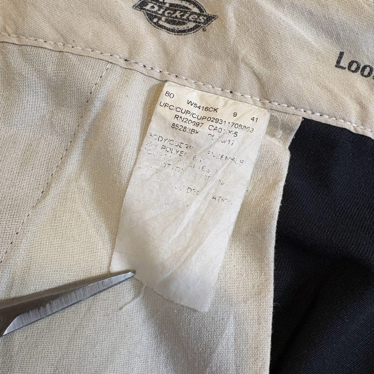 Dickies Double Knee Black