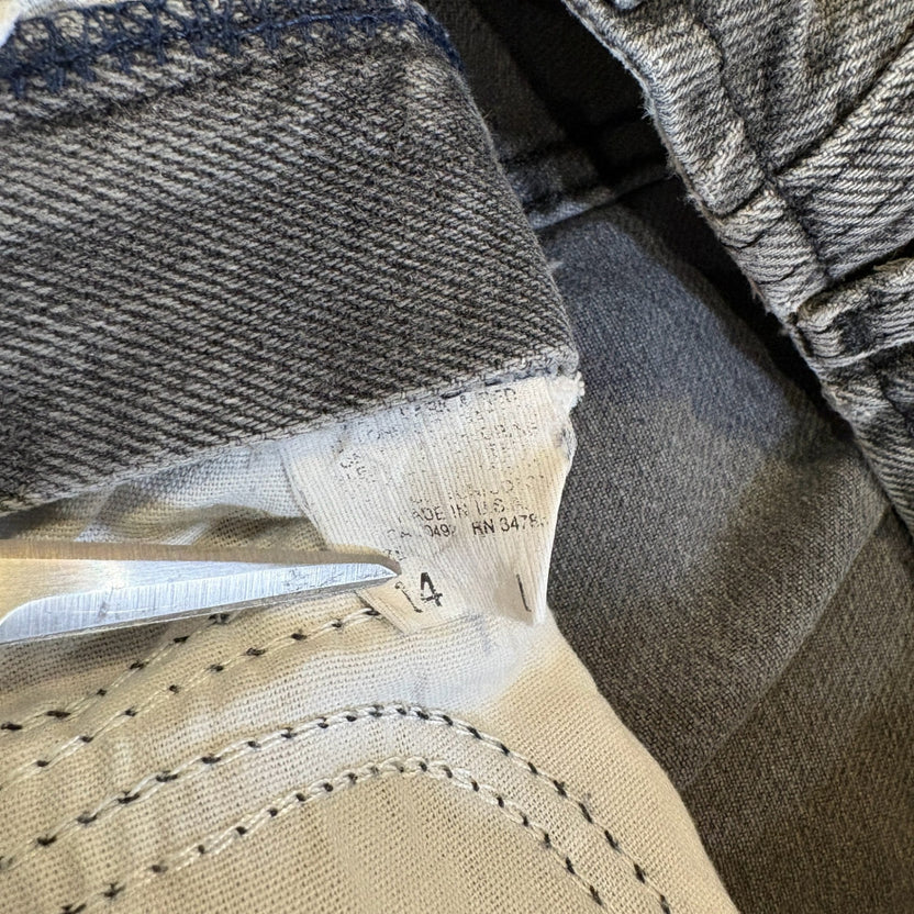1990s Lee Made in USA Black Easy Pants
