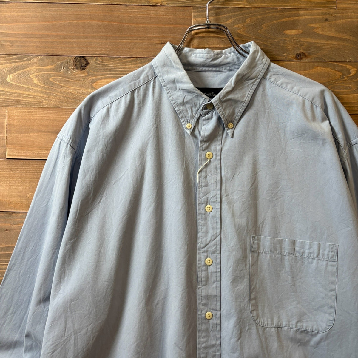 2000s Eddie Bauer "Sax Blue" Button-Down Shirt