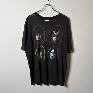 1990s Hanes "KISS" 4 Face Band T-Shirt