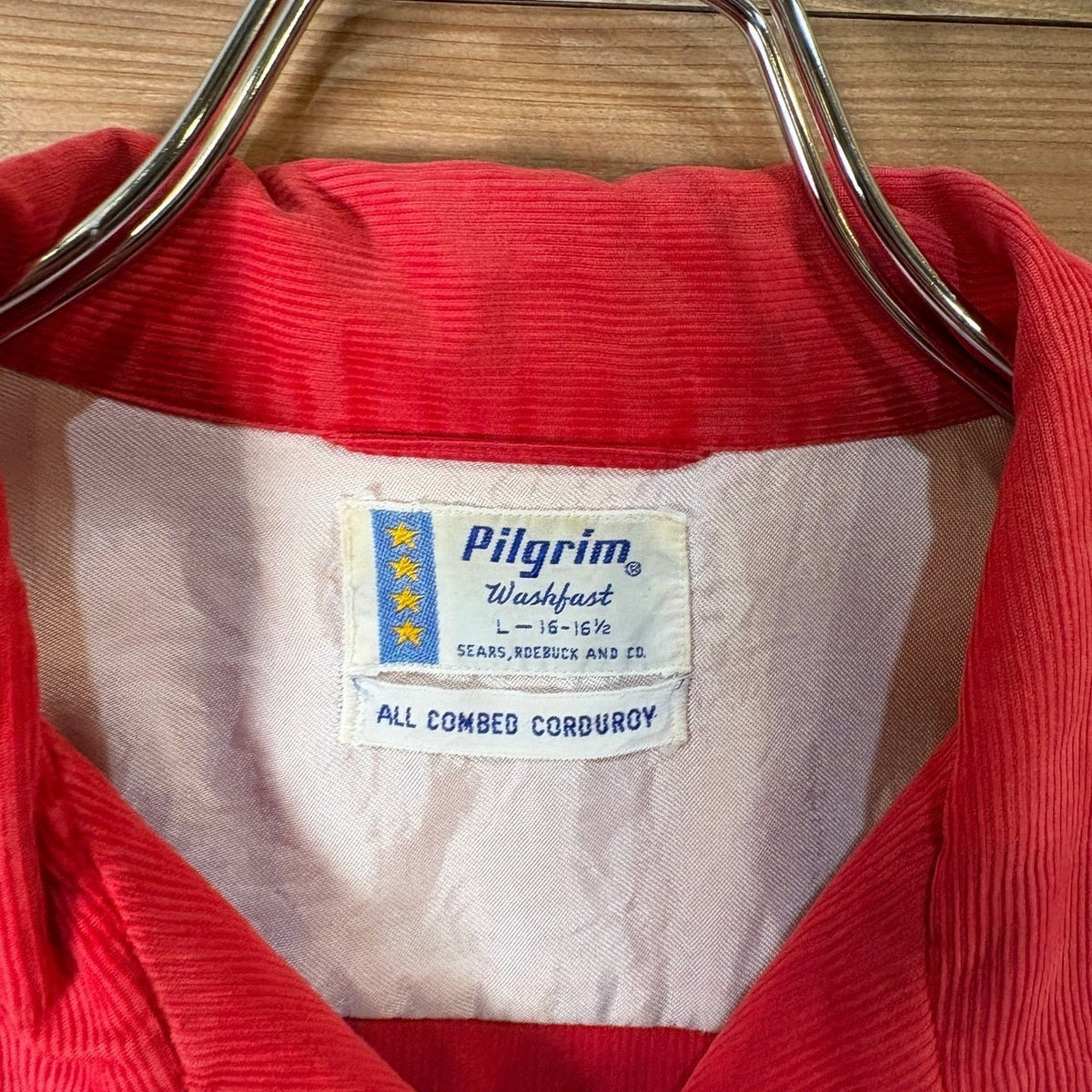 1950s Pilgrim "Corduroy" Open Collar Shirt