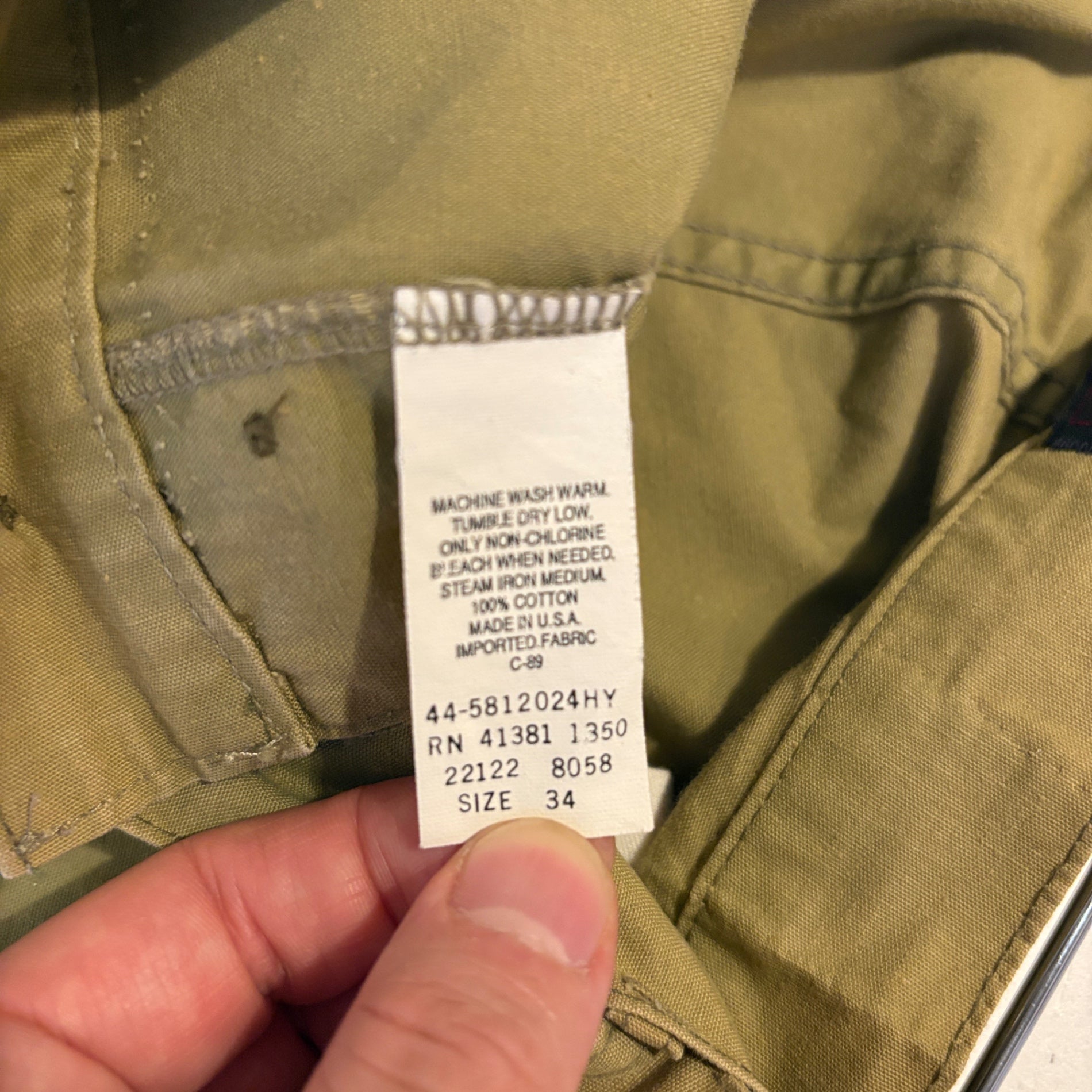1990s RRL Military Short Pant