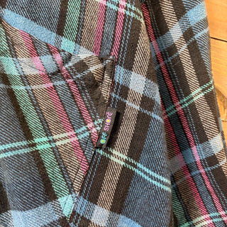 2000s OFF SHORE "Flannel Hoodie"