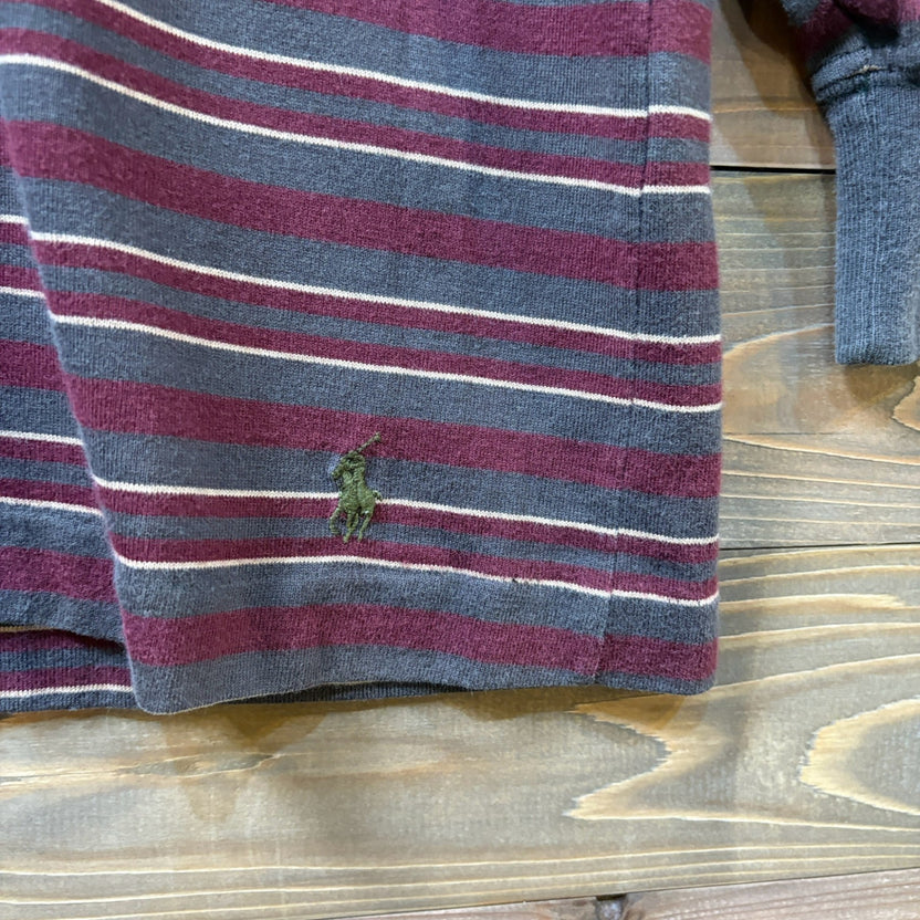 1990s Ralph Lauren "Made in USA" Stripe L/S T-Shirt