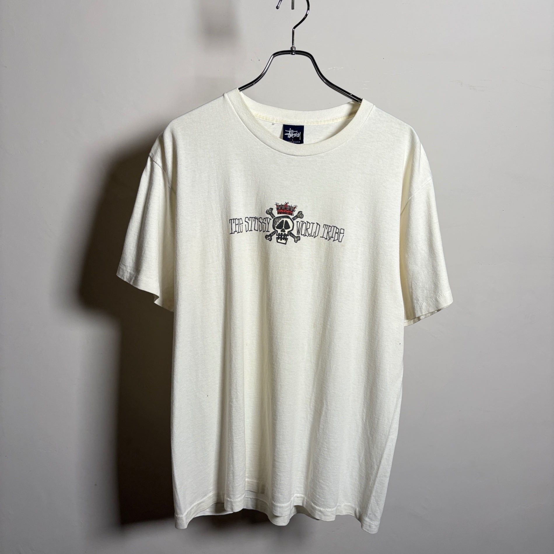 1990s STUSSY "Skull" T-Shirt