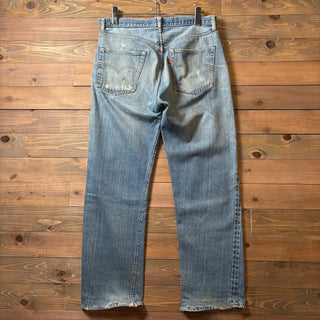 1970s Levi's 501 "66 Single" Damaged Denim Pant