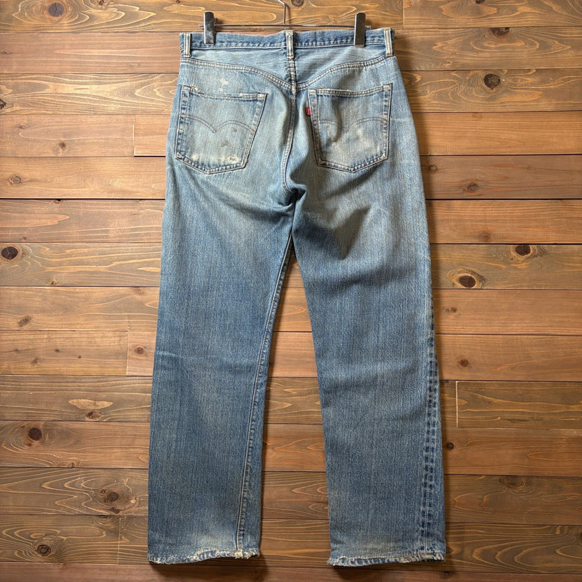 1970s Levi's 501 "66 Single" Damaged Denim Pant