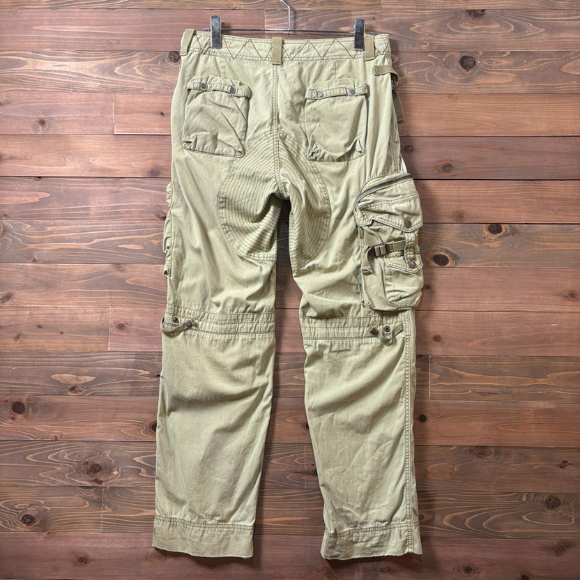2000s Polo Ralph Lauren "Multi Pocket" Parachute Cargo Pant