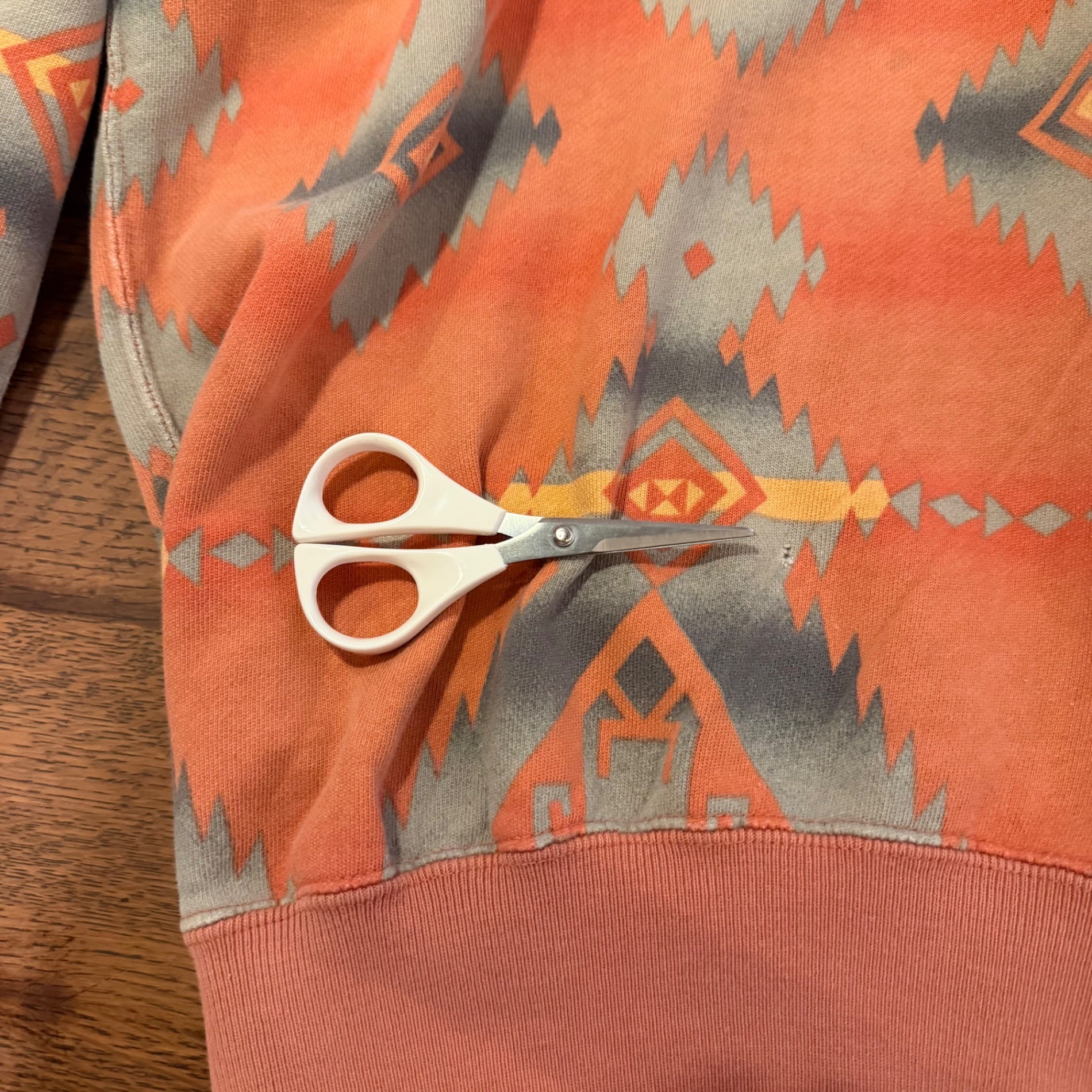 1980s~1990s Polo Ralph Lauren "Native Pattern" Half-Zip Hoodie