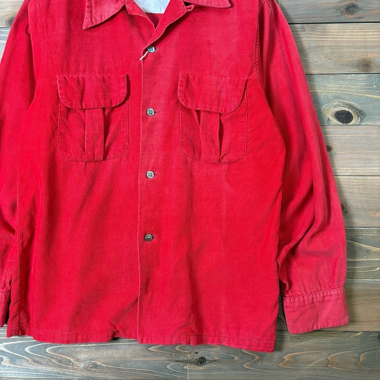 1950s Pilgrim "Corduroy" Open Collar Shirt