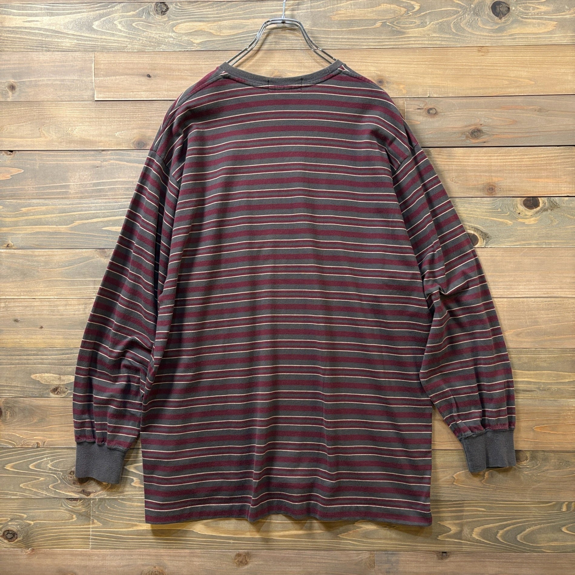 1990s Ralph Lauren "Made in USA" Stripe L/S T-Shirt