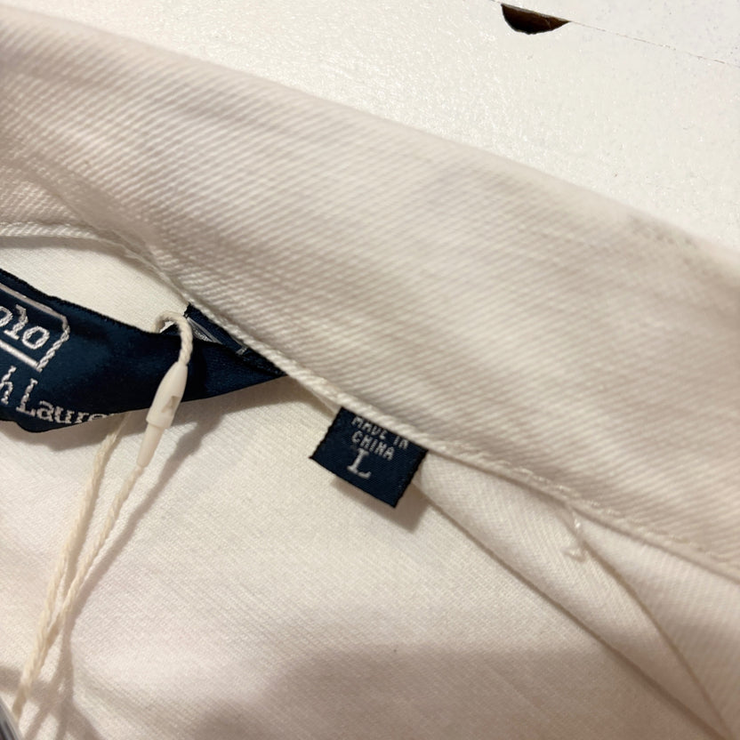 1990s Polo Ralph Lauren "WHITE" 2nd Type Denim Jacket