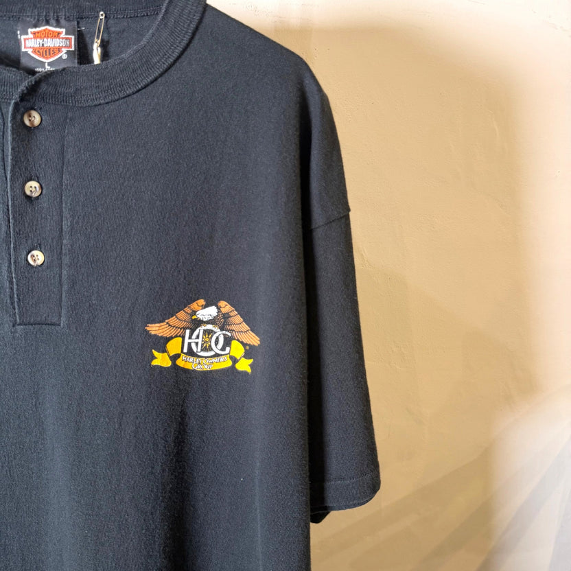 1990s Harley-Davidson "Henry-Neck" T-Shirt