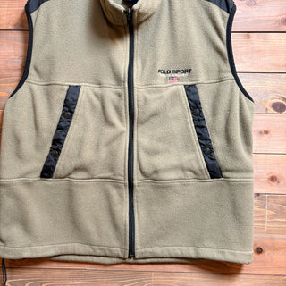 1990s Polo Sport "Nylon Panel" Fleece Vest