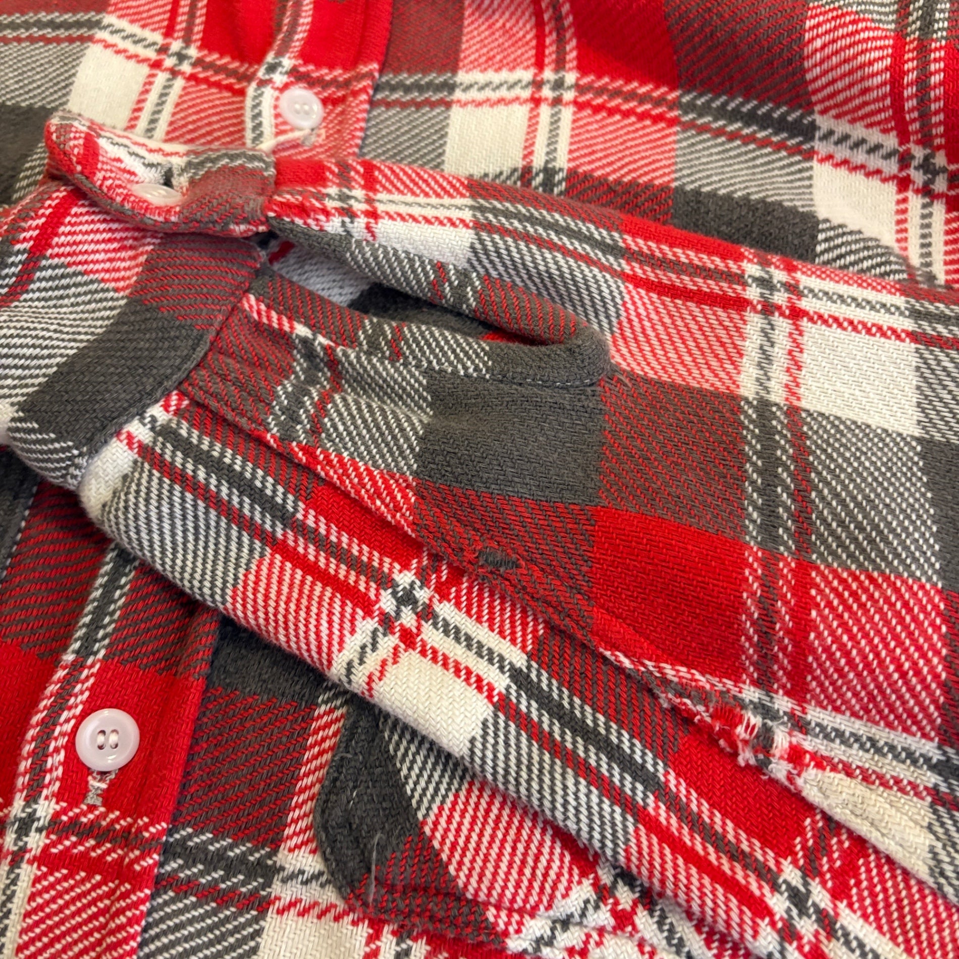 1950s Brent "With a Gusset" Heavy Flannel Shirt