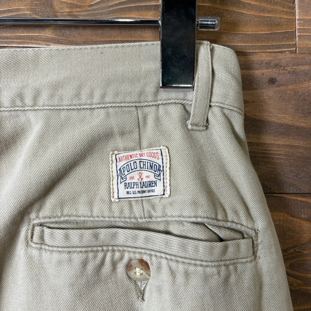 1990s Polo Ralph Lauren "Early Tag" Two-Tuck Chino Pants