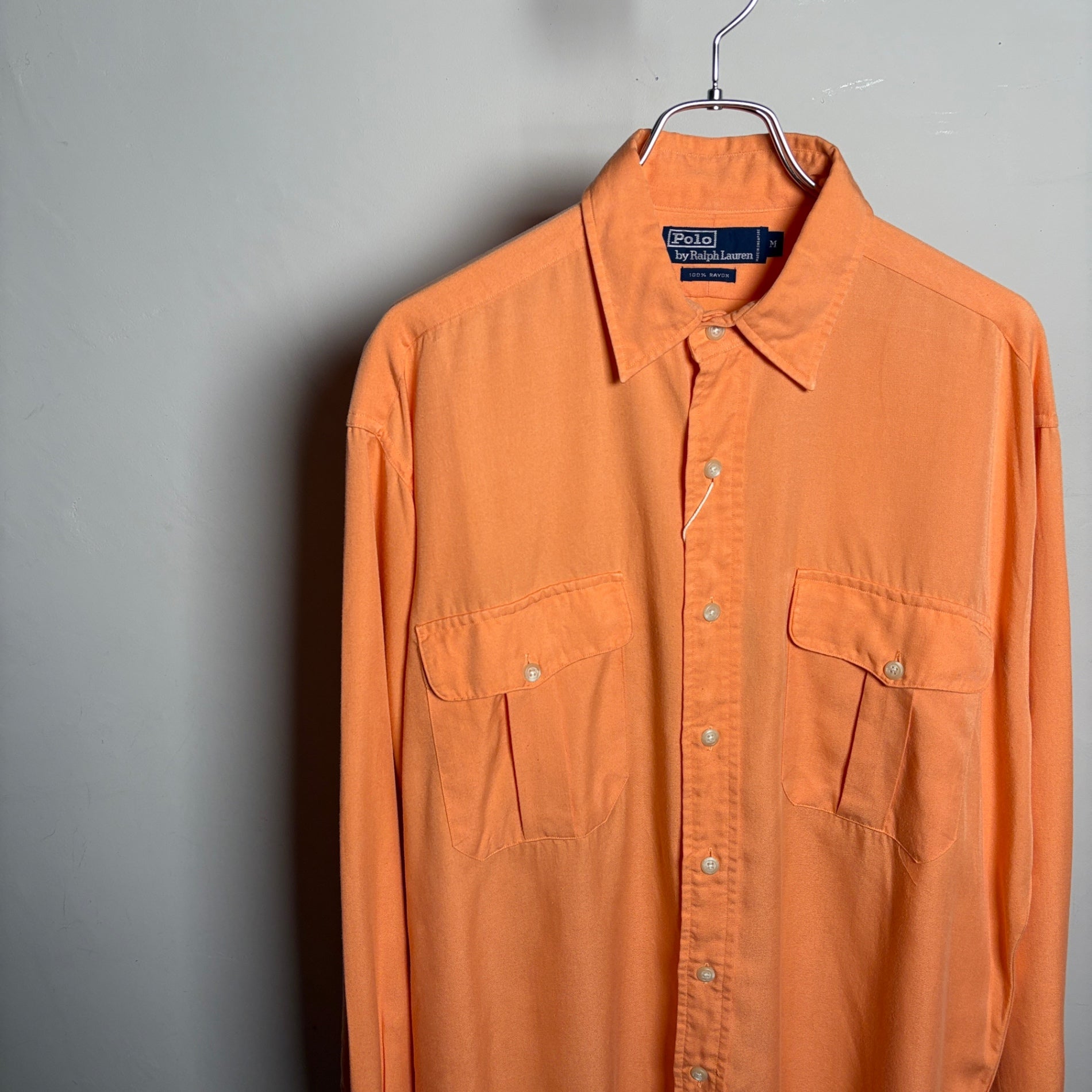 1990s Polo Ralph Lauren "RAYON" Safari Shirt
