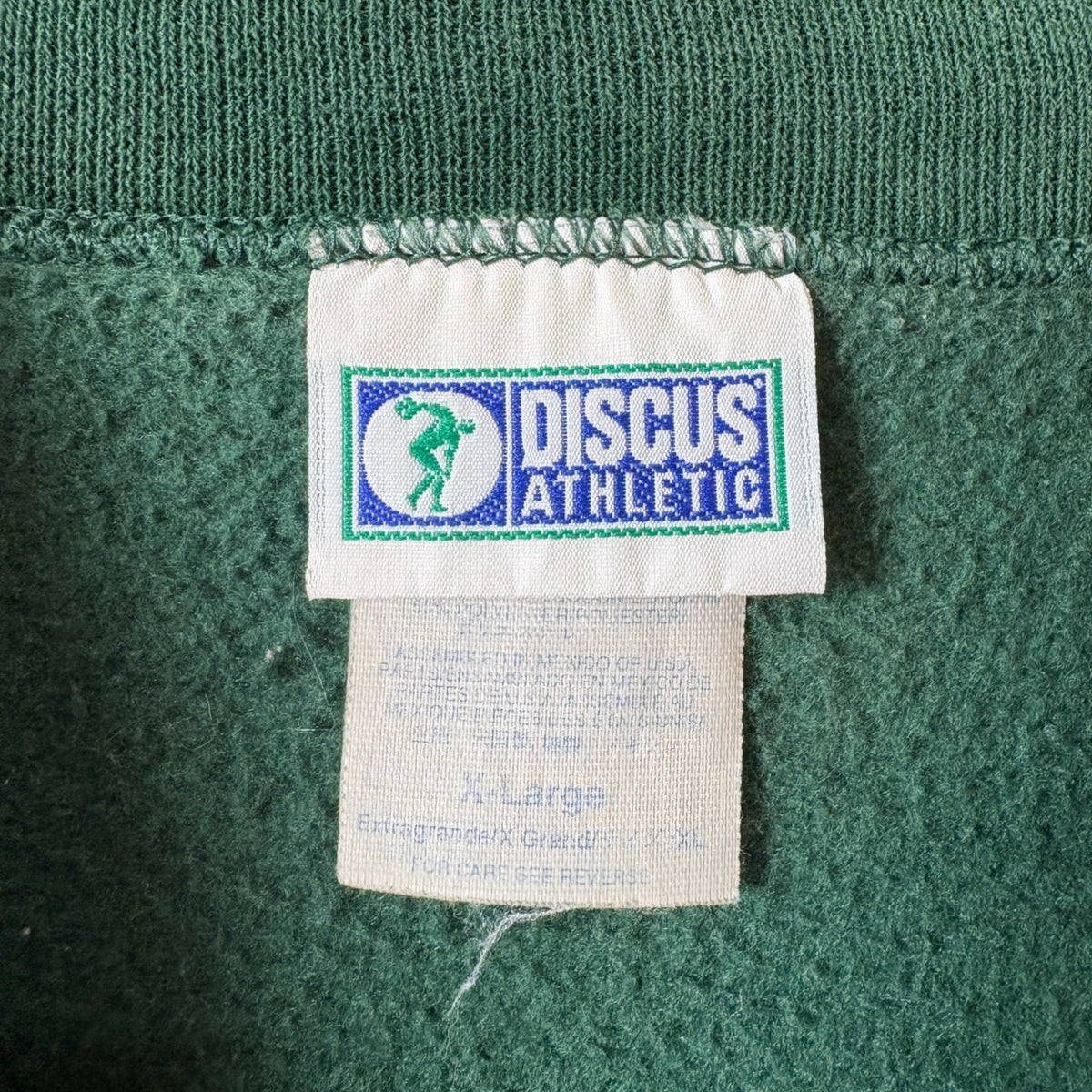 1990s DISCUS ATHLETICS "V Gusset" Blank Sweat