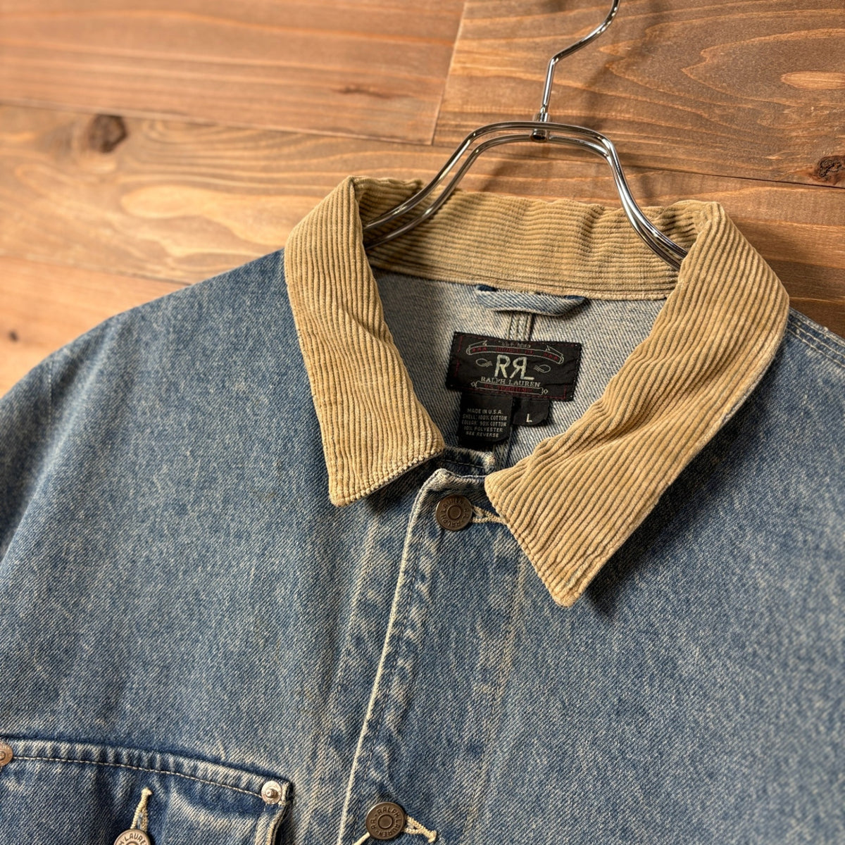 1990s RRL ”Mismatched Pockets” Denim Jacket