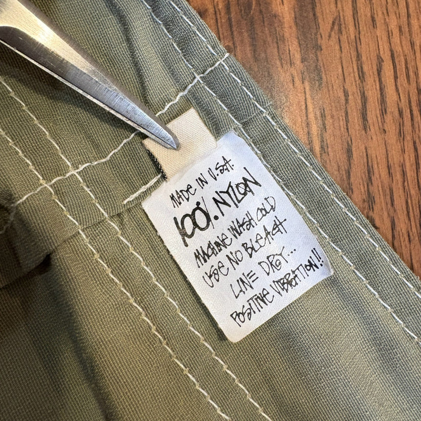 1990s STUSSY "Khaki" Swim Shorts