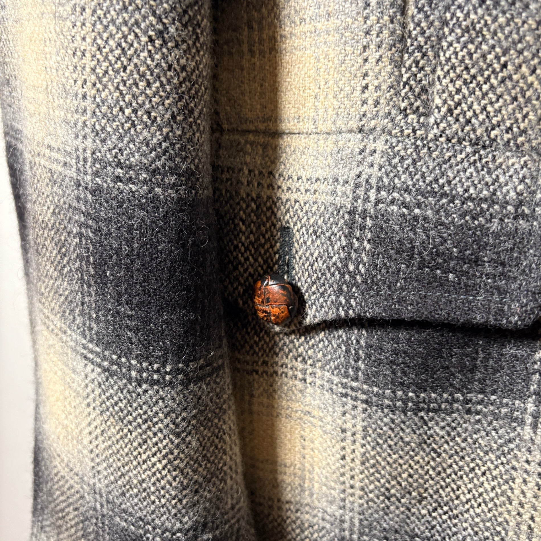 1990s RRL "Ombre Check" Western Jacket