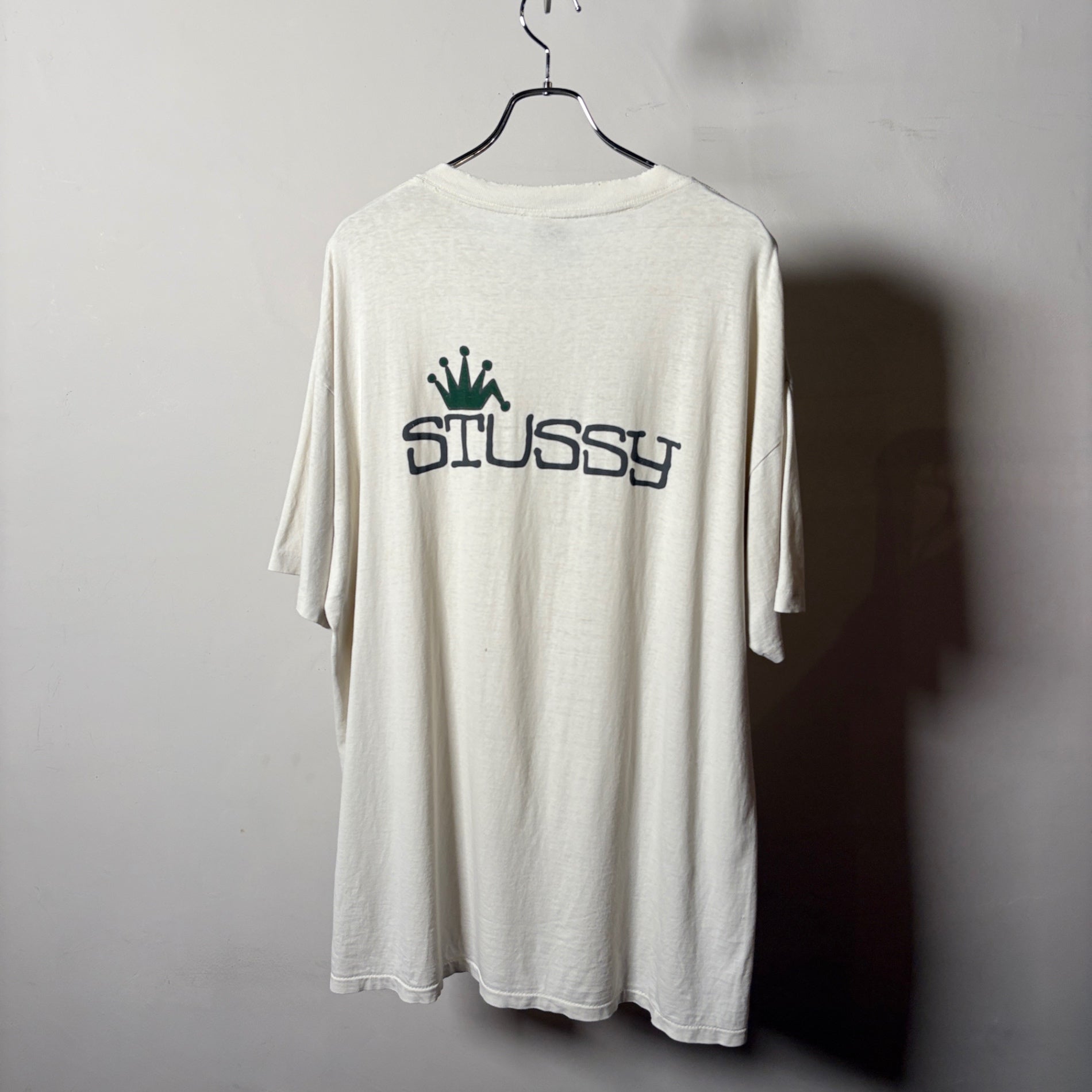 1990s STUSSY "CROWN" T-Shirt