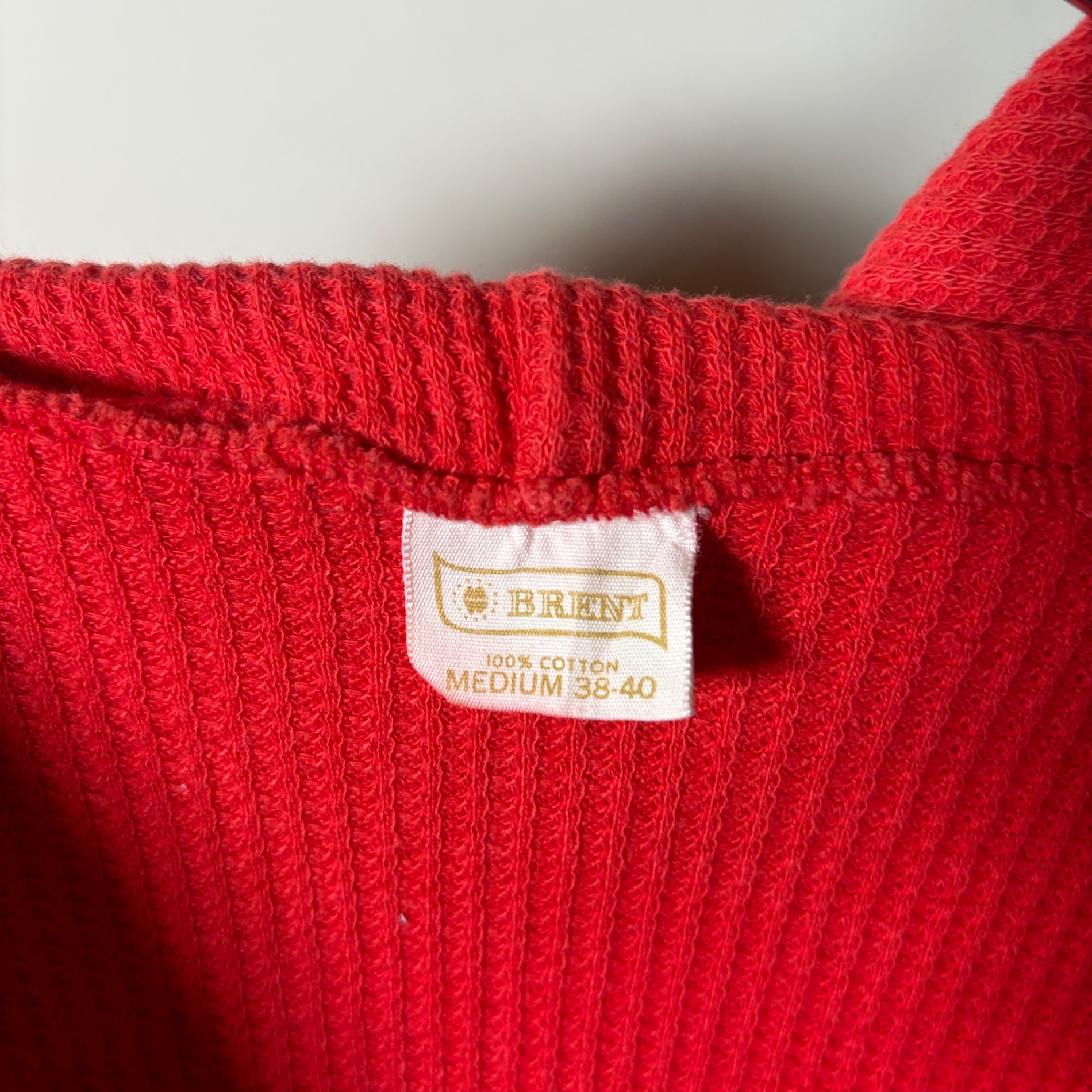 1960s Brent "Thermal-Lined" Zip-Up Hoodie