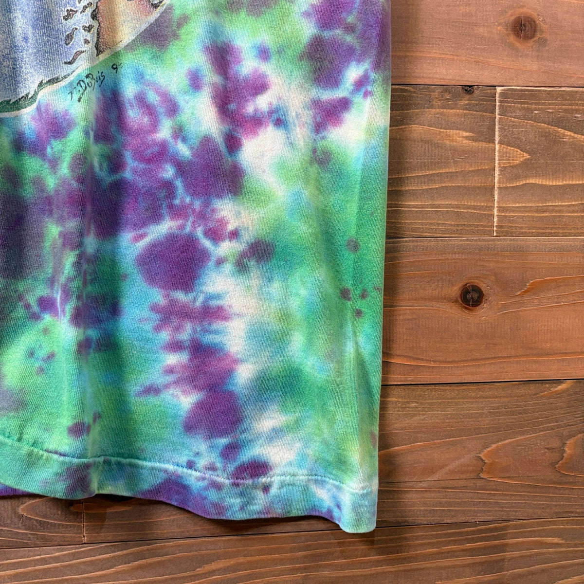 1990s FOTL "Mike Dubois" WEED ART Tye-Dye T-Shirt