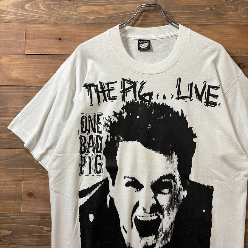 1990s SCREEN STARS "ONE BAD PIG" BAND T-Shirt