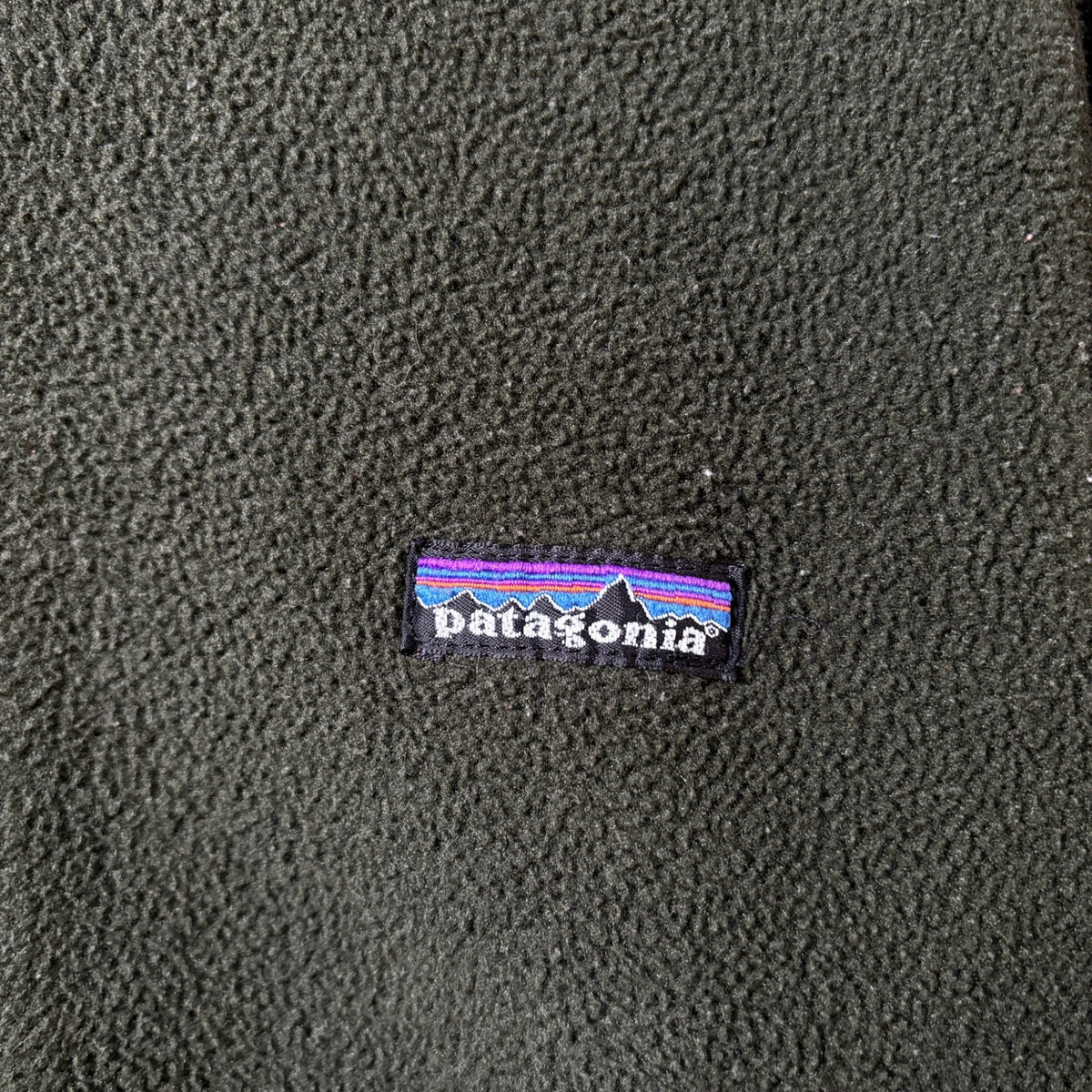 2000s Patagonia "Khaki" Synchilla Marsupial Pullover Fleece