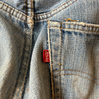 1970s Levi's 501 "66 Single" Damaged Denim Pant