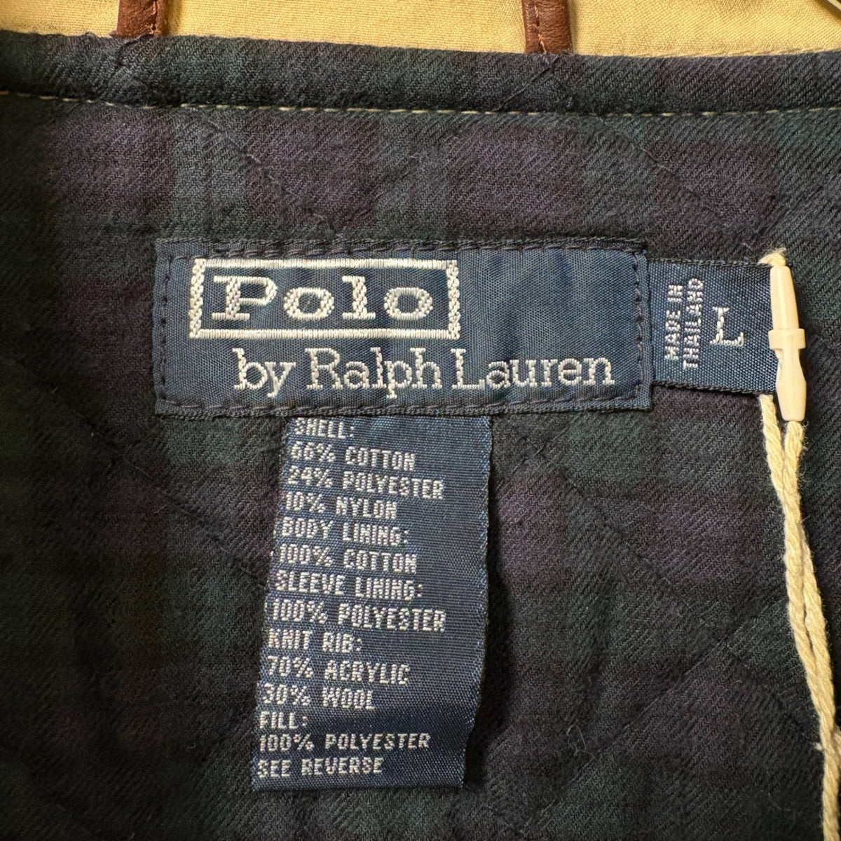 1990s Polo Ralph Lauren "Plaid Lining" Bomber Jacket