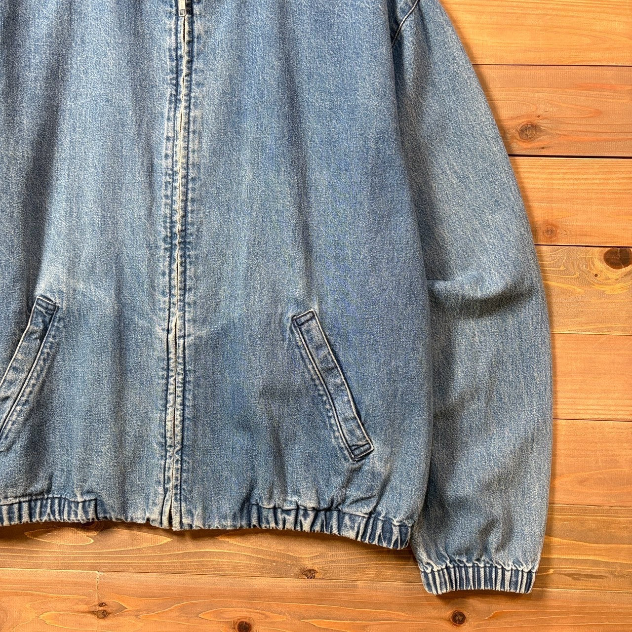 1980s Polo Ralph Lauren "No Pony" Denim Drizzler Jacket