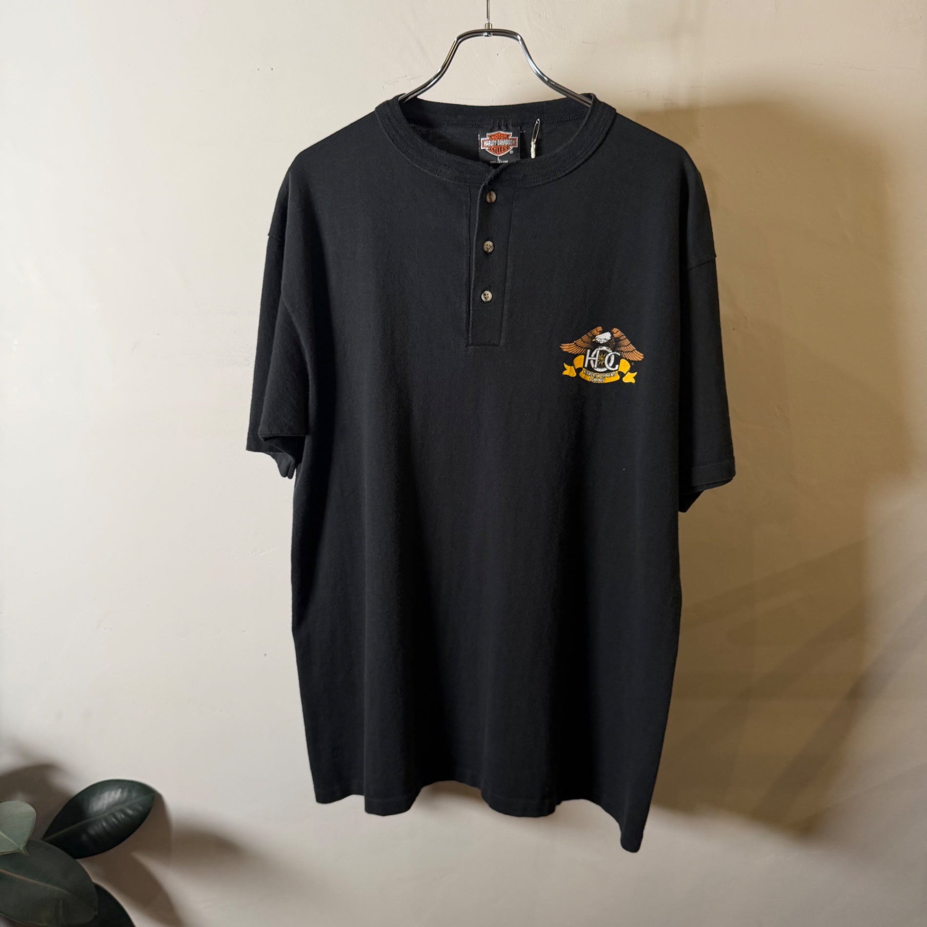 1990s Harley-Davidson "Henry-Neck" T-Shirt