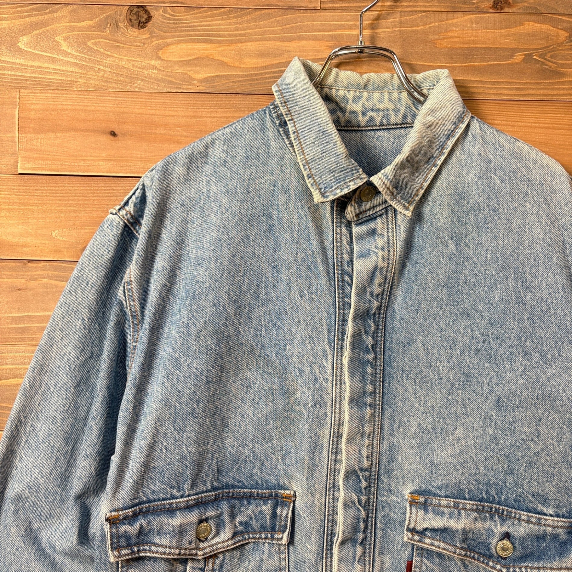 1990s Levi's "A-2 TYPE" Denim Flight Jacket