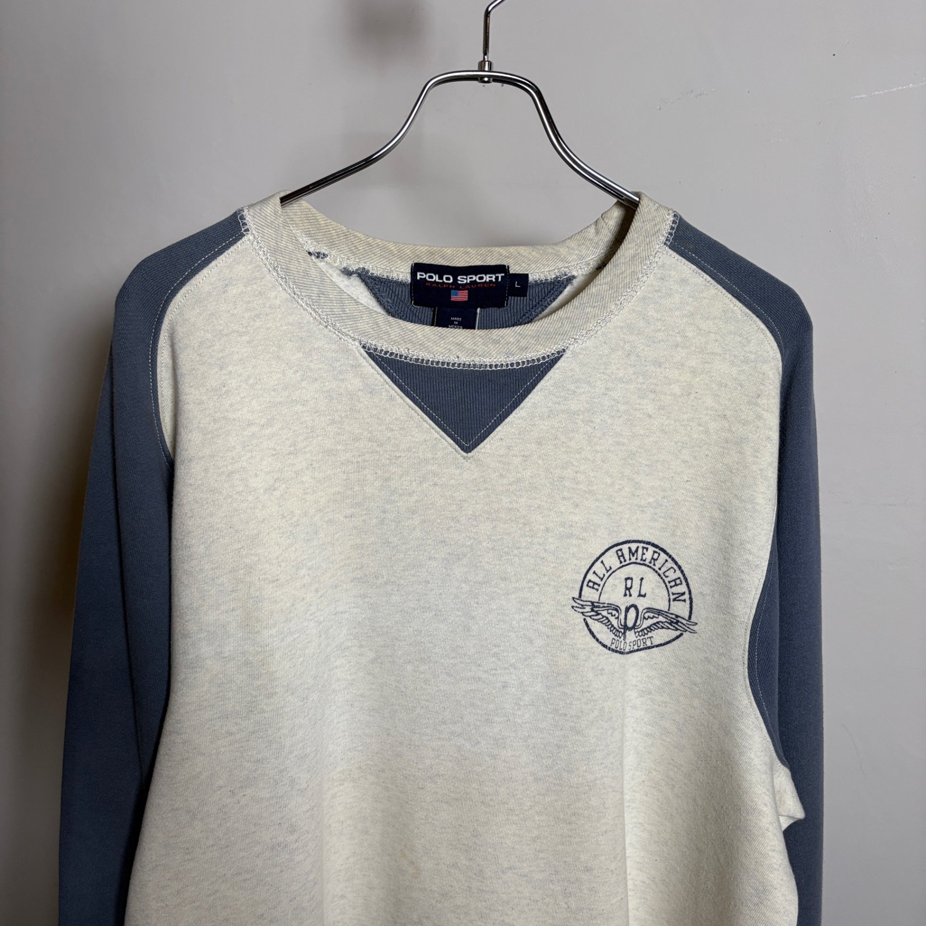1990s POLO SPORT "Freedom Sleeve" Sweat Shirt