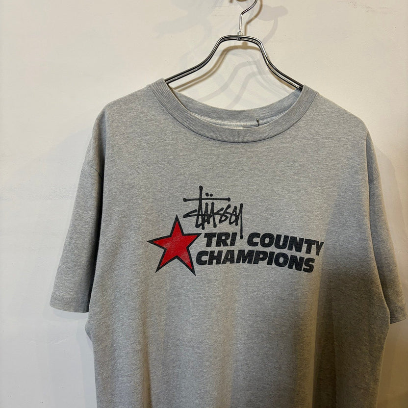 1990s STUSSY "TRI COUNTY CHAMPIONS" T-Shirt