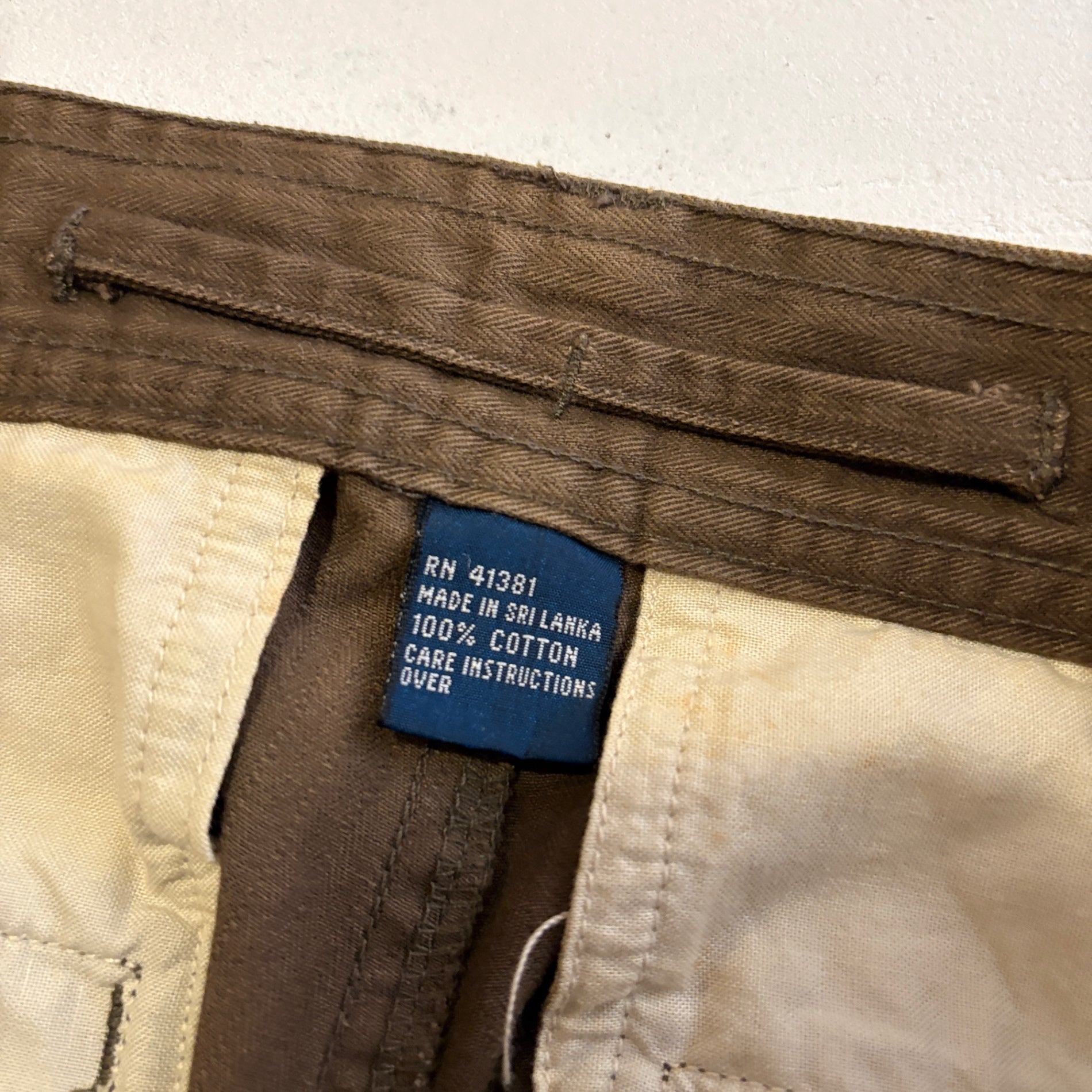 1990s Ralph Lauren "Herringbone" Cargo Pant