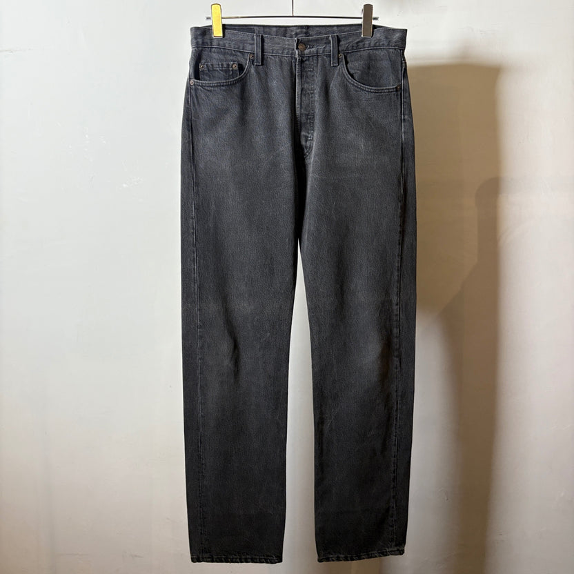 1990s Levi's 501 "Sulfur Black" Denim Pant