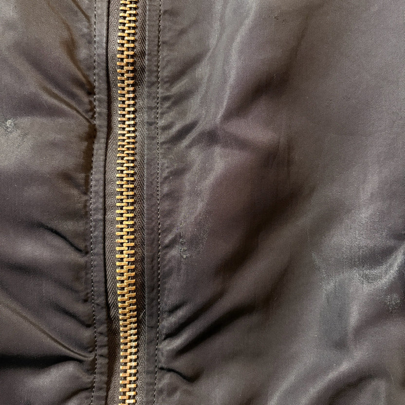 1990s Alpha Industries "Black" MA-1 Flight Jacket