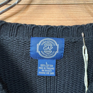 1980s "OLD GAP" Cotton Knit "Black"