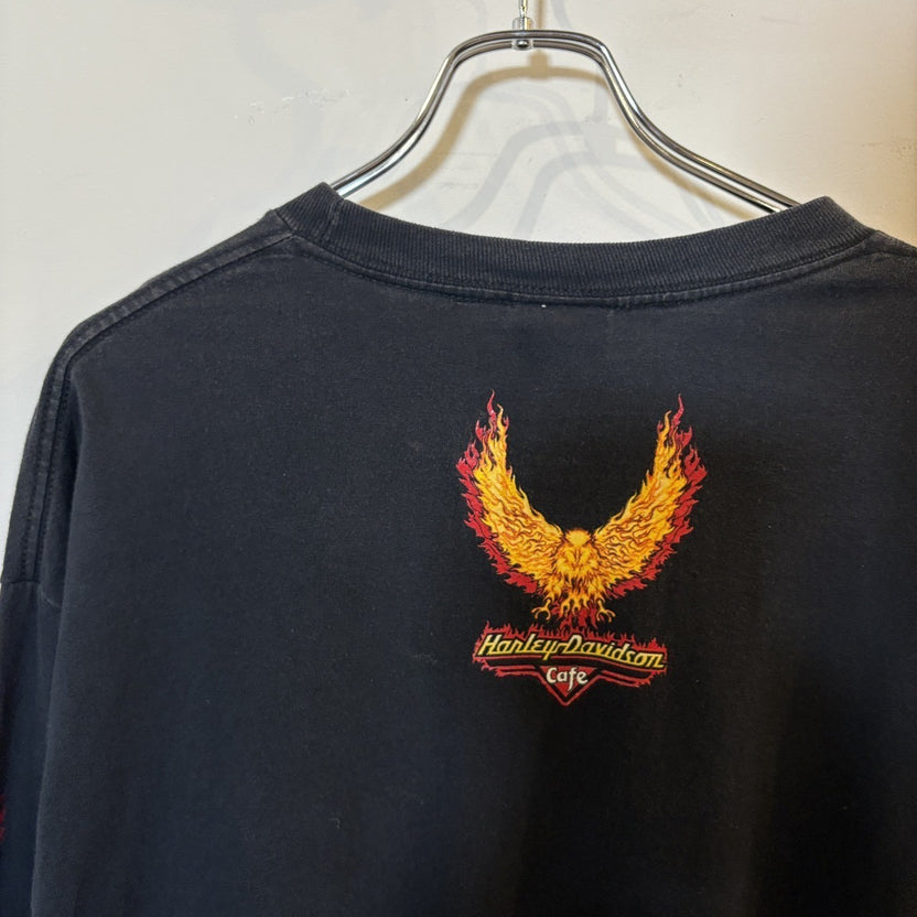 2000s Harley-Davidson Flame L/S TEE